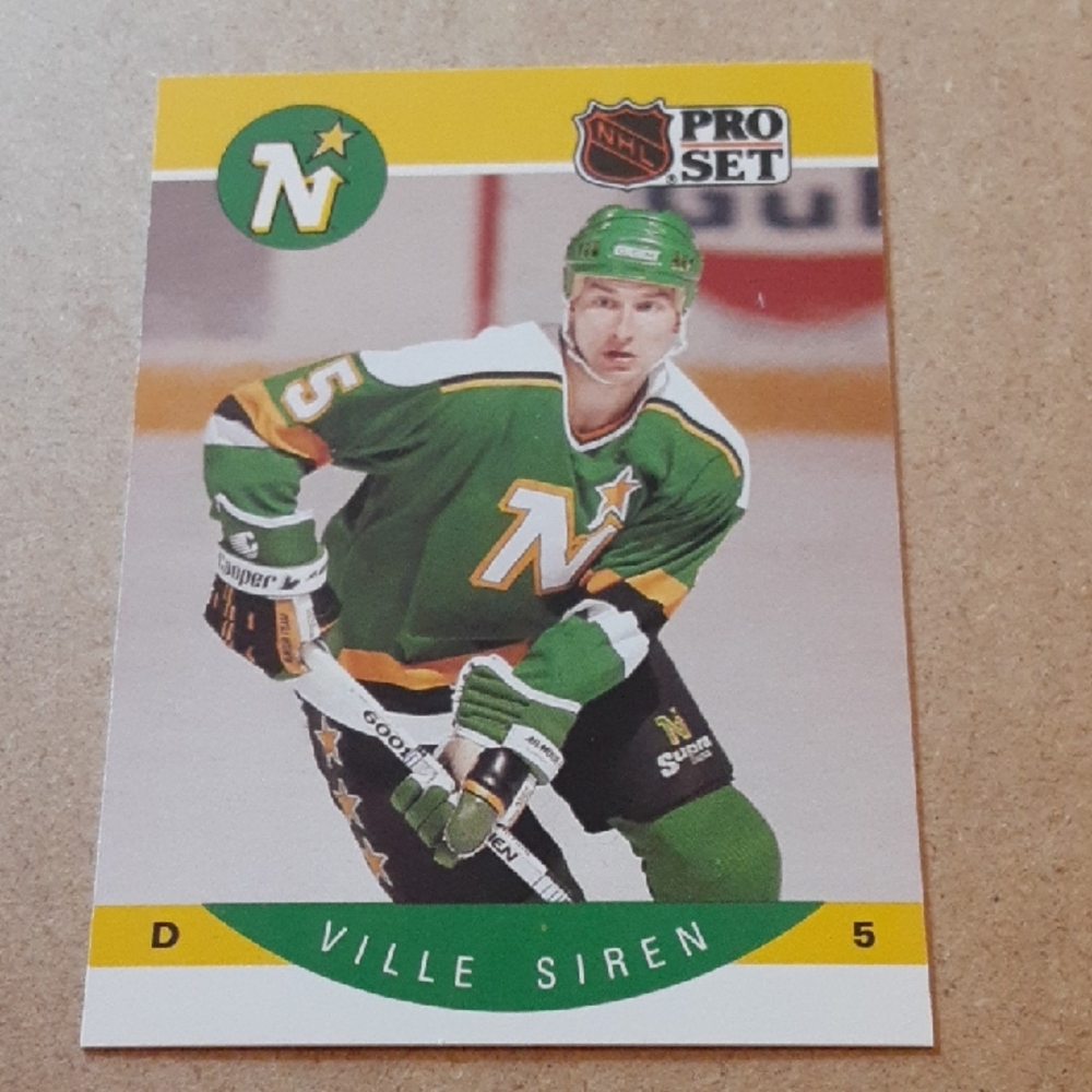 Ville Siren North Stars Pro Set Hockey Rookie Cards